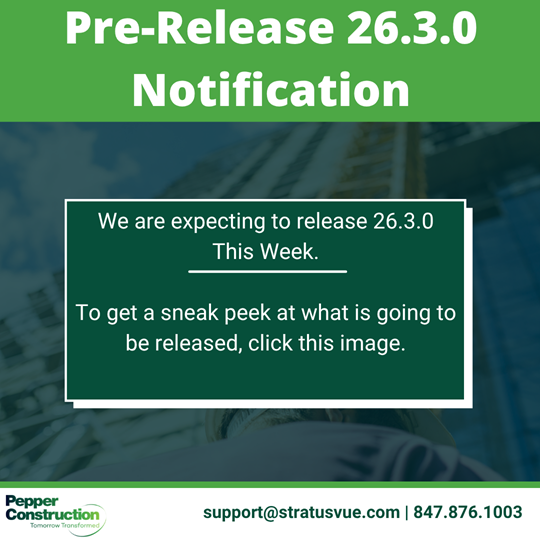 Pre Release Notes September 2026
